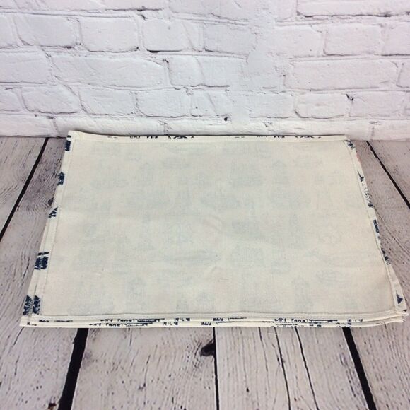 Home Concepts Canvas Placemats COASTAL/LIGHTHOUSE/NAUTICAL Multicolored Set Of 4 - Picture 4 of 5